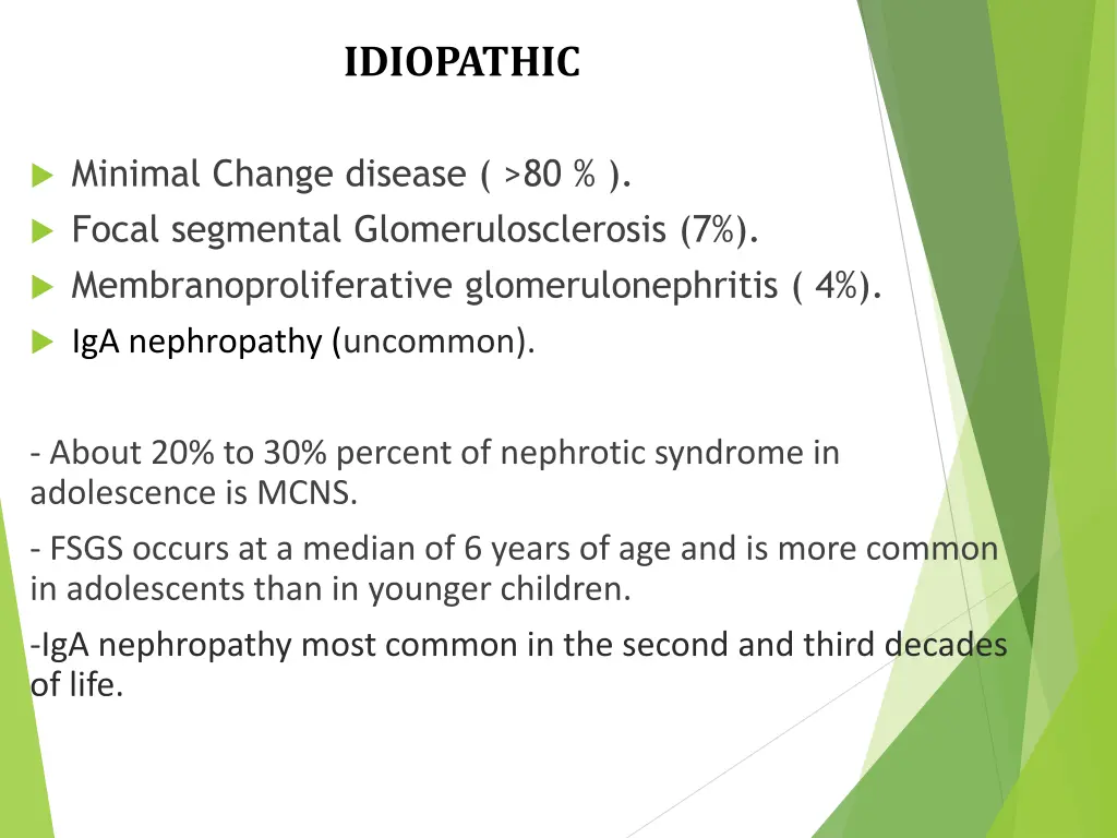idiopathic