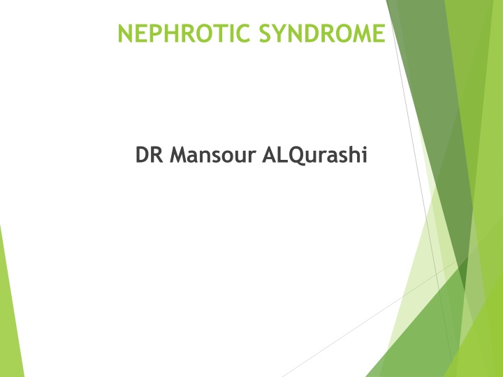 nephrotic syndrome