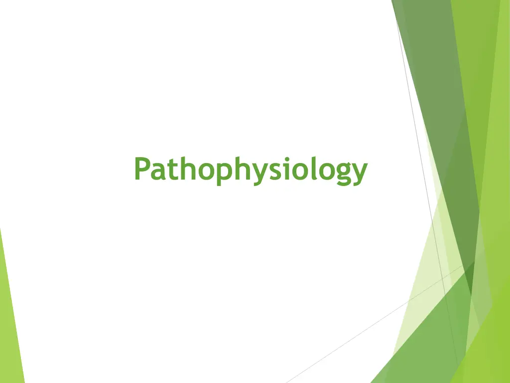 pathophysiology