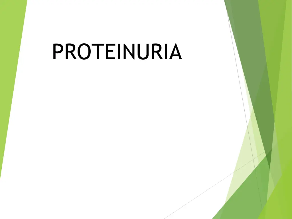 proteinuria