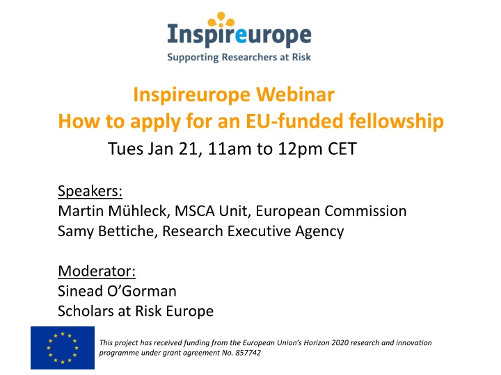inspireurope webinar how to apply