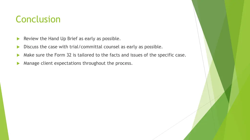 conclusion