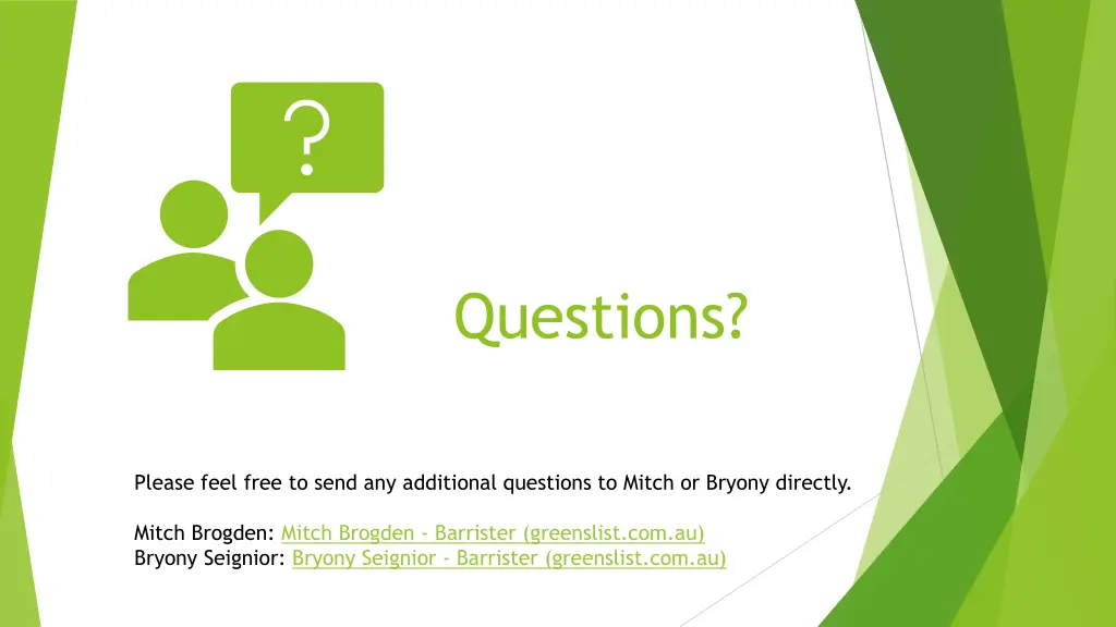 questions
