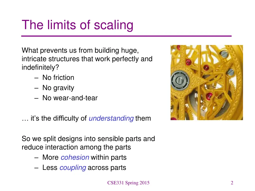 the limits of scaling
