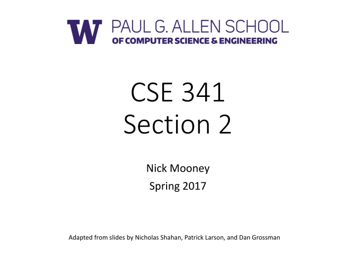 cse 341 section 2