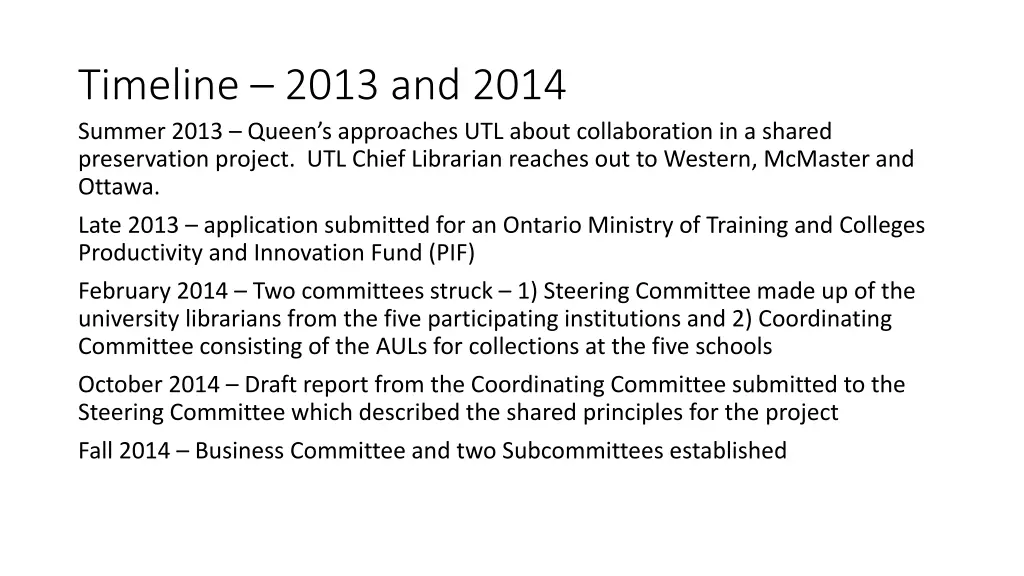 timeline 2013 and 2014 summer 2013 queen