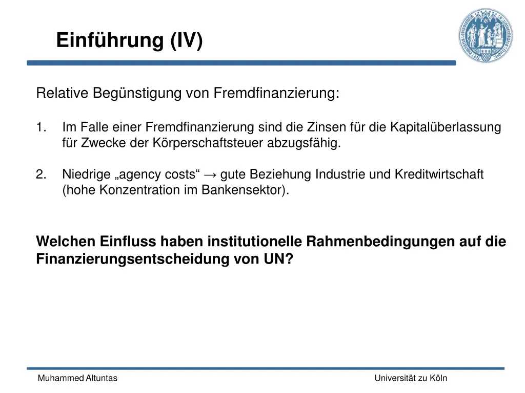 einf hrung iv