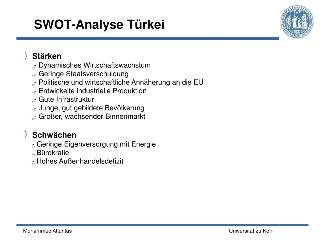 swot analyse t rkei