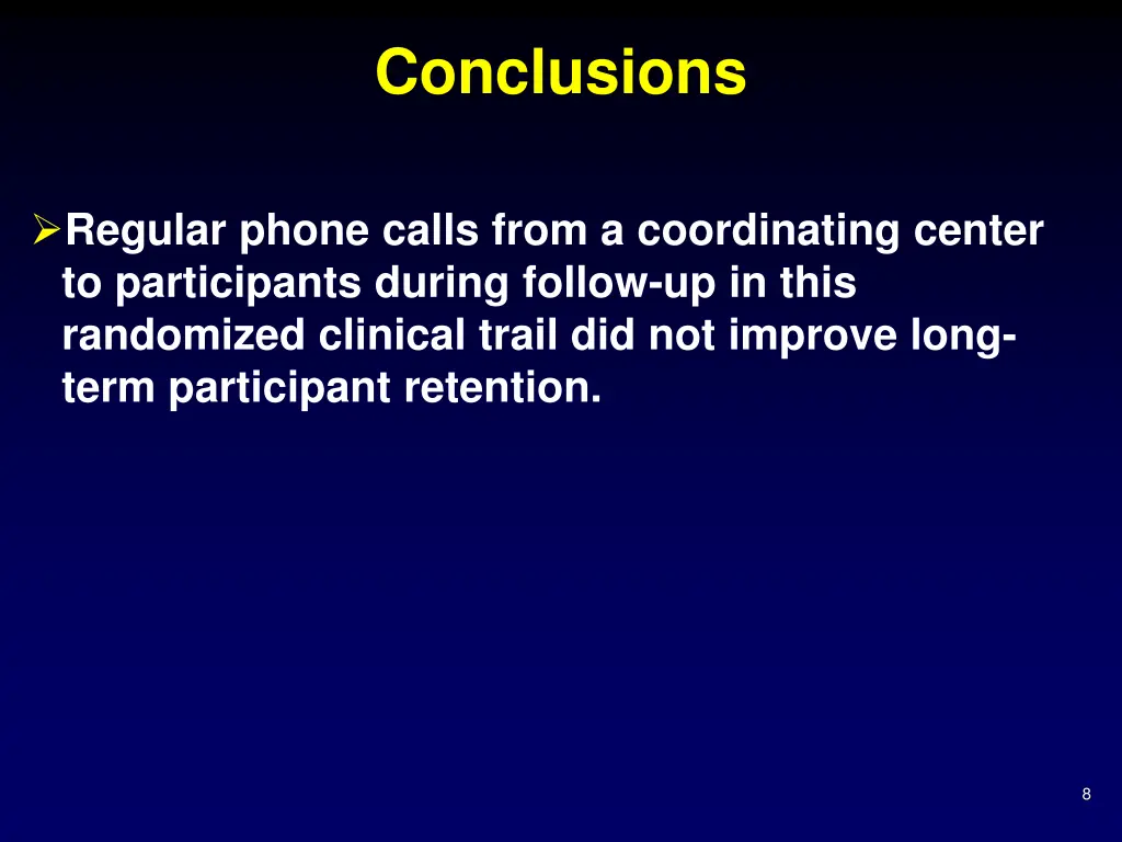 conclusions
