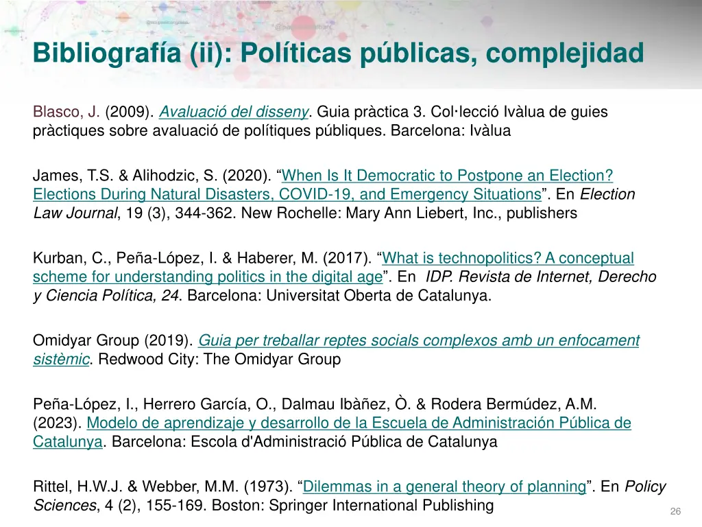 bibliograf a ii pol ticas p blicas complejidad