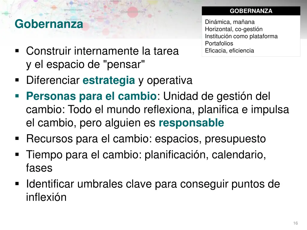 gobernanza