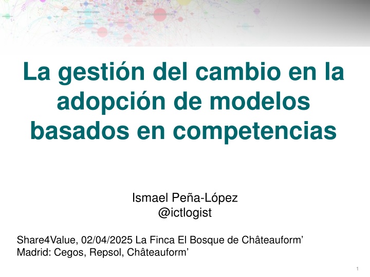 la gesti n del cambio en la adopci n de modelos