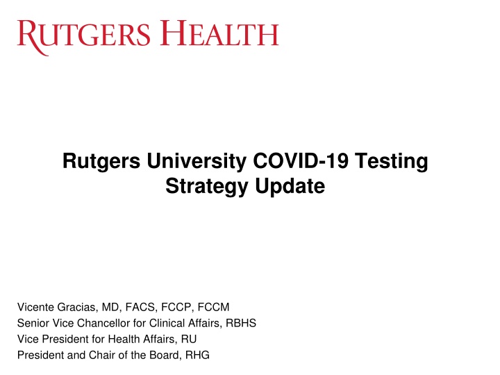 rutgers university covid 19 testing strategy