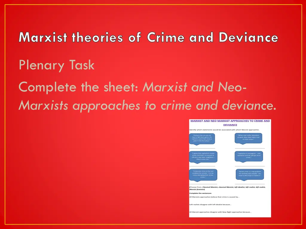 marxist theories of crime and deviance 7