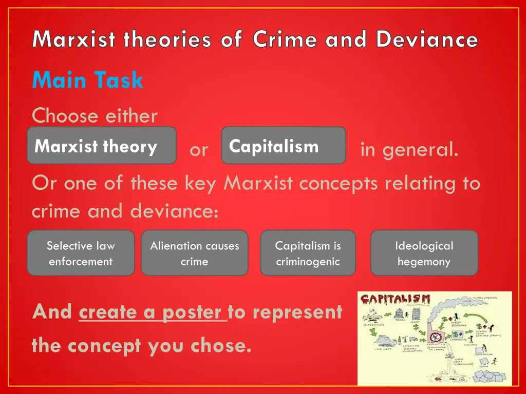 marxist theories of crime and deviance main task