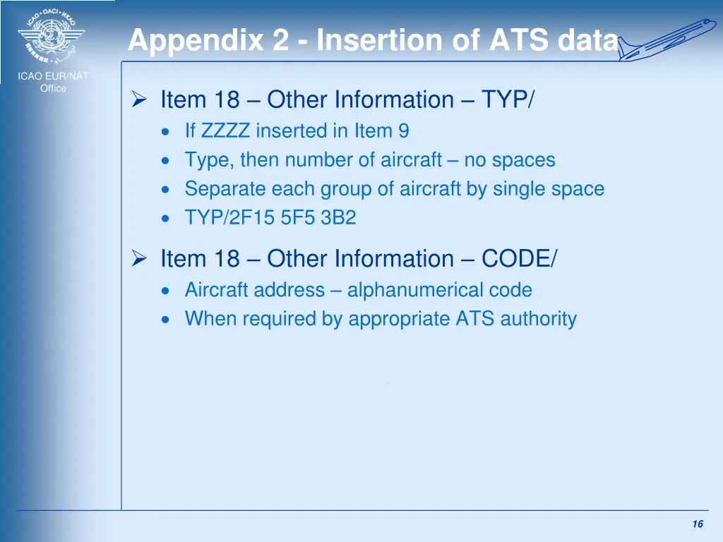appendix 2 insertion of ats data 11