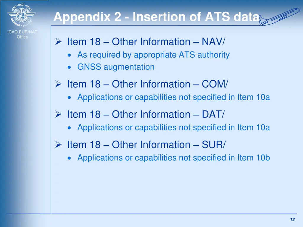 appendix 2 insertion of ats data 8