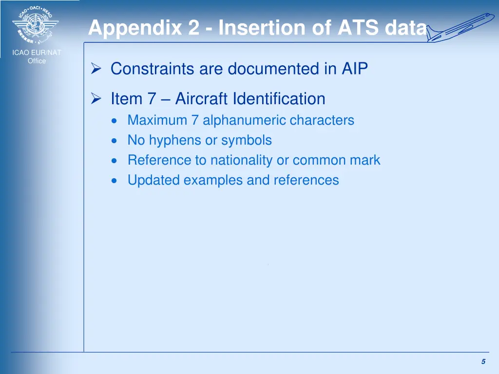 appendix 2 insertion of ats data