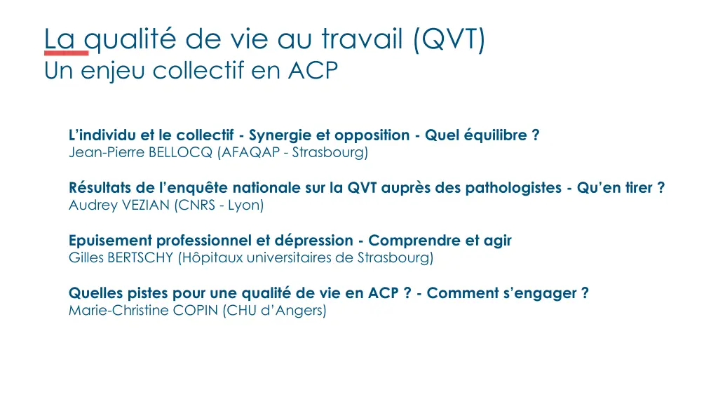 la qualit de vie au travail qvt un enjeu