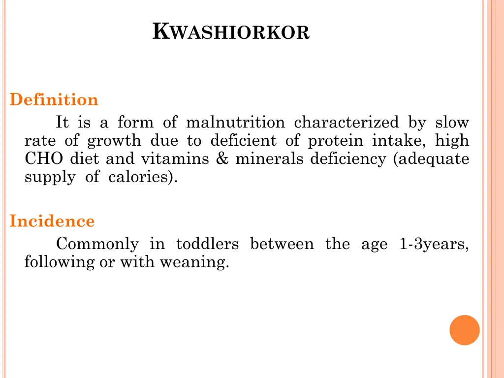 k washiorkor