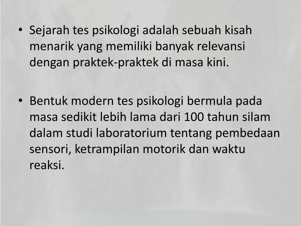 sejarah tes psikologi adalah sebuah kisah menarik