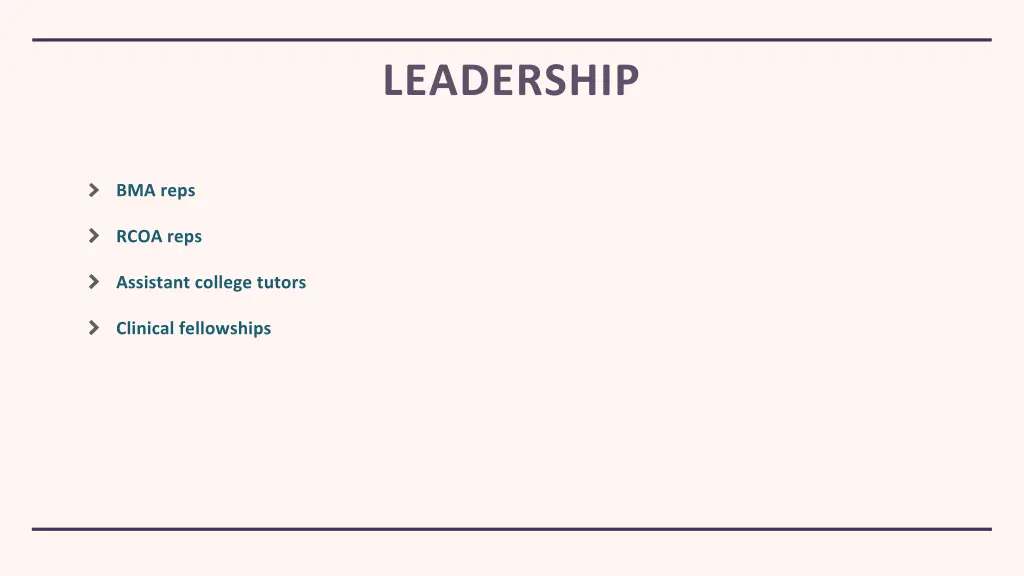 leadership