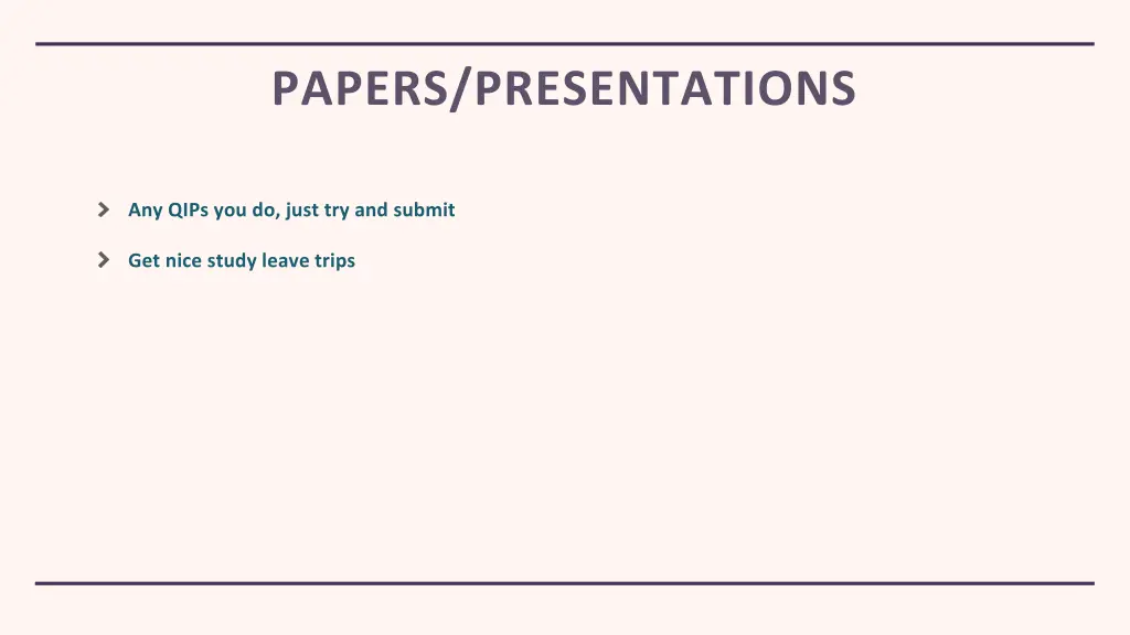 papers presentations