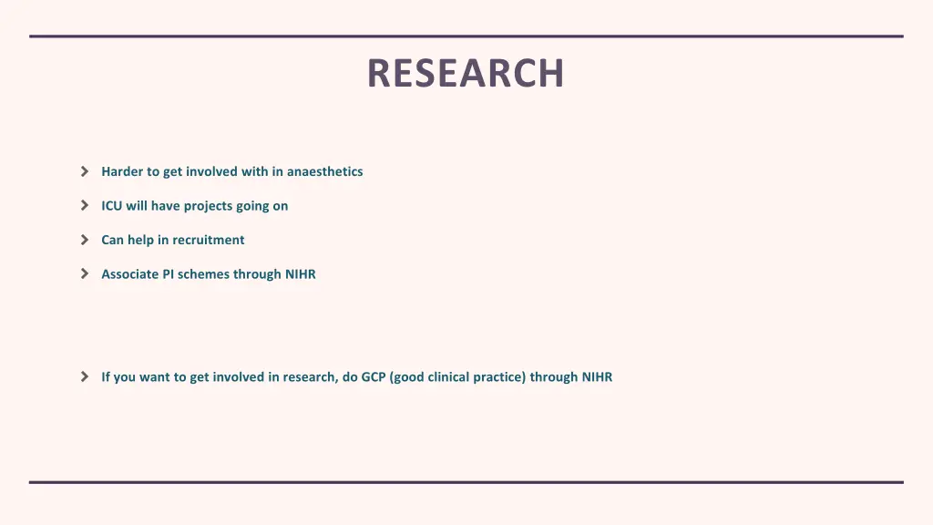 research