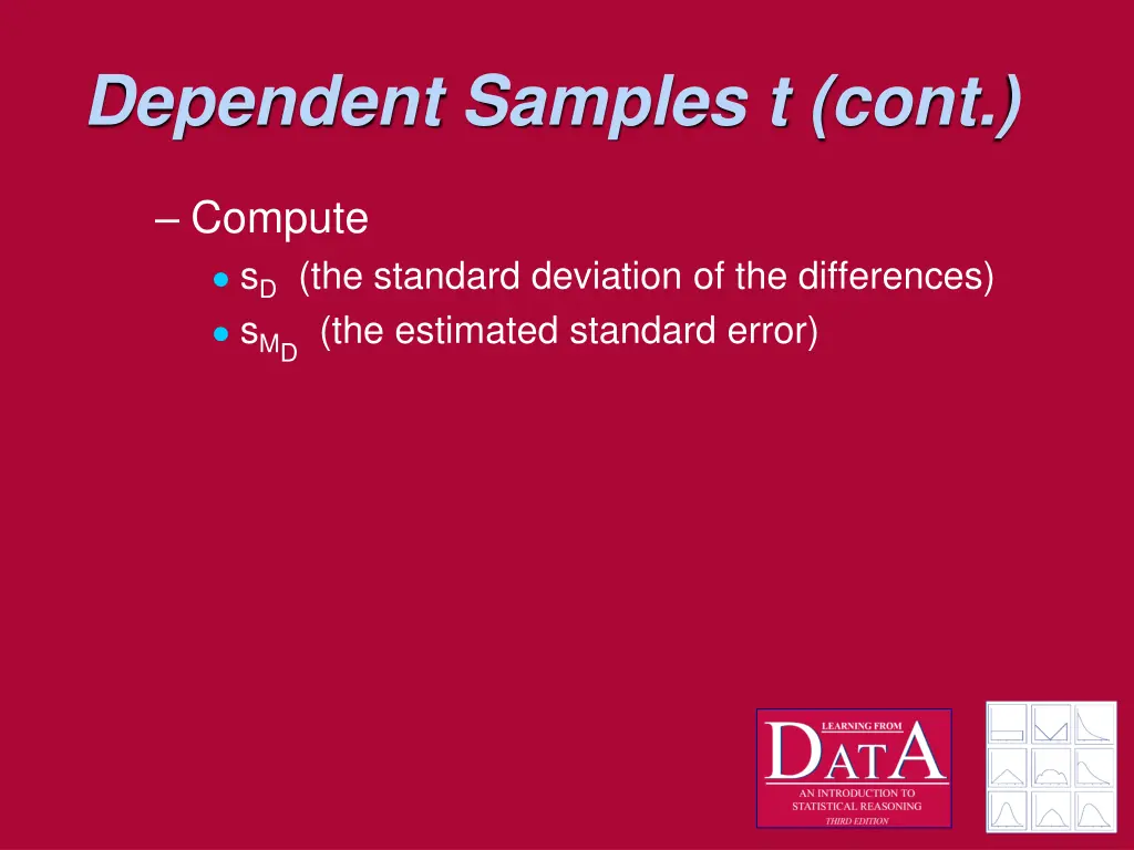 dependent samples t cont