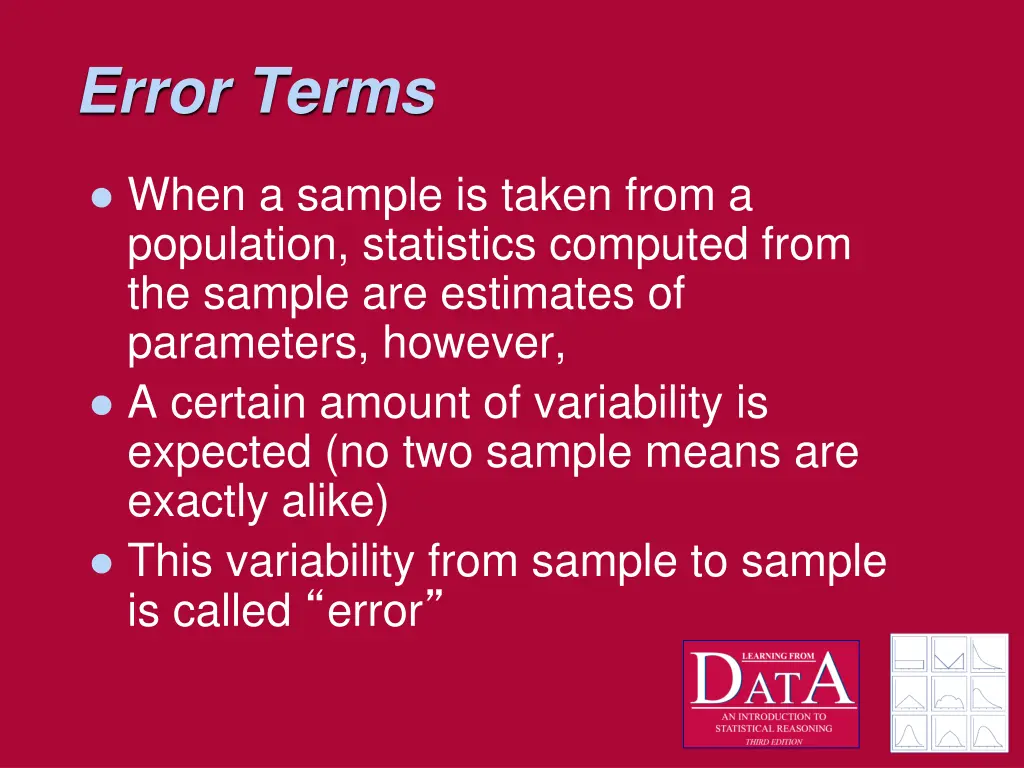 error terms