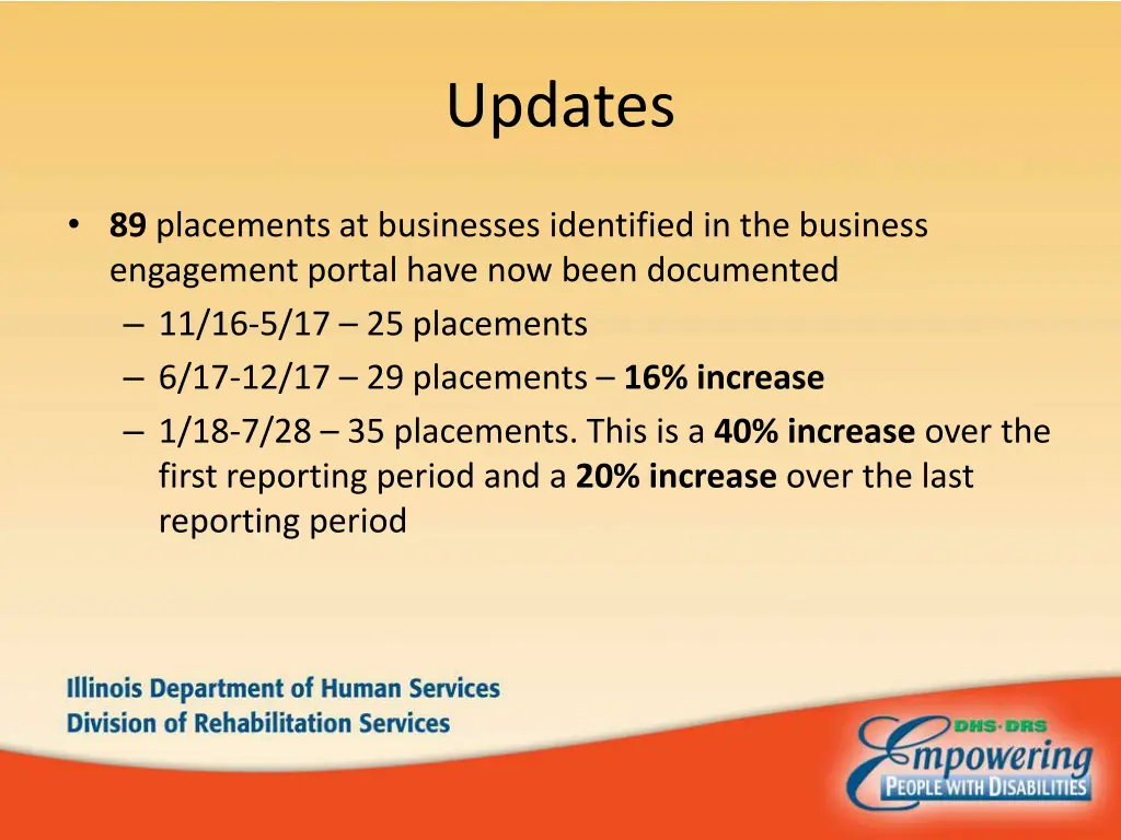 updates