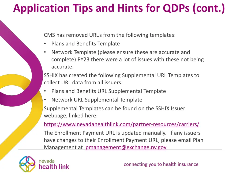 application tips and hints for qdps cont
