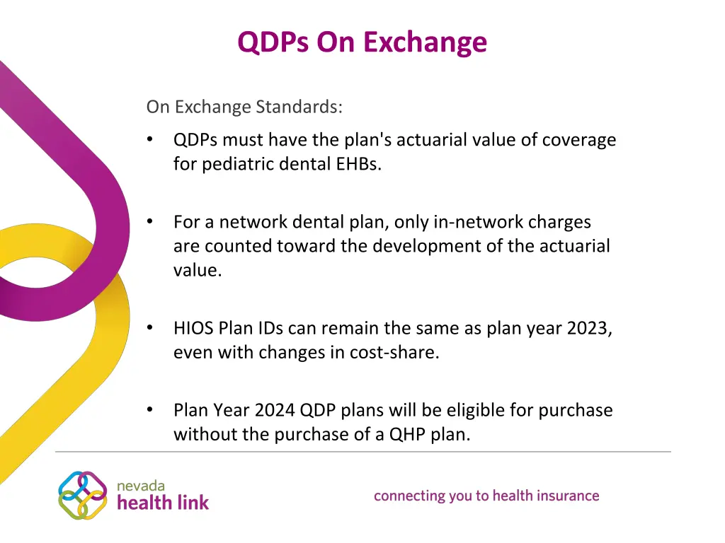 qdps on exchange