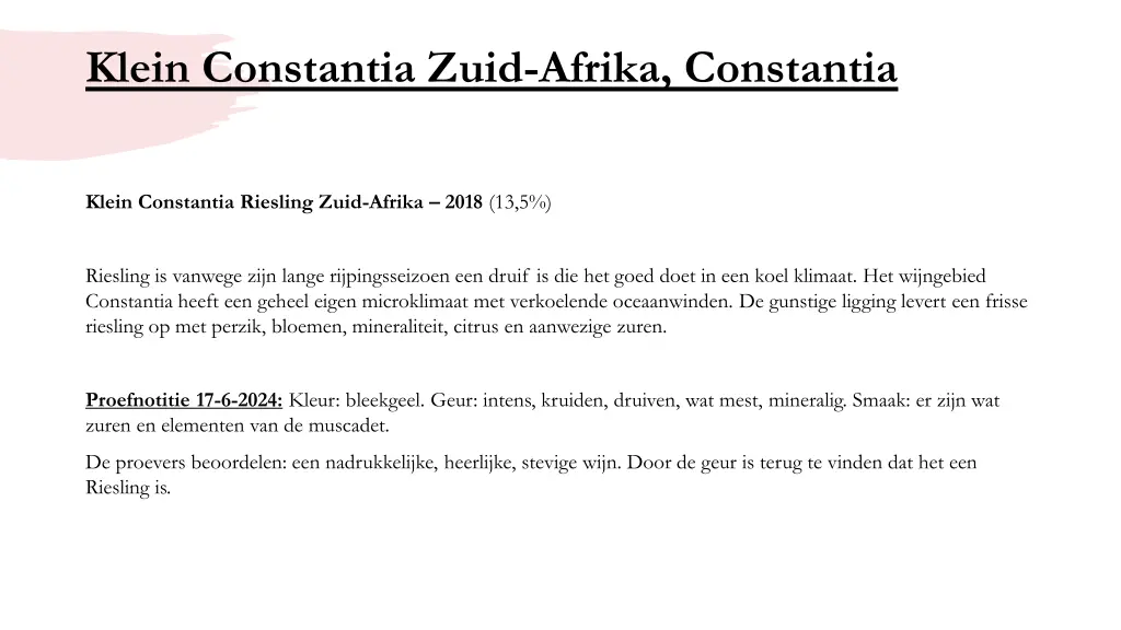klein constantia zuid afrika constantia