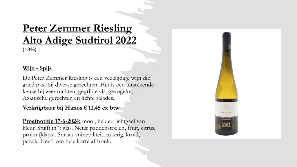 peter zemmer riesling alto adige sudtirol 2022 13