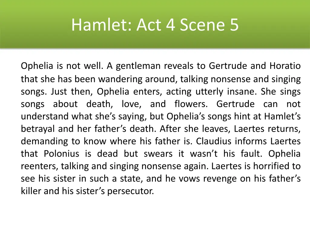 hamlet act 4 scene 5