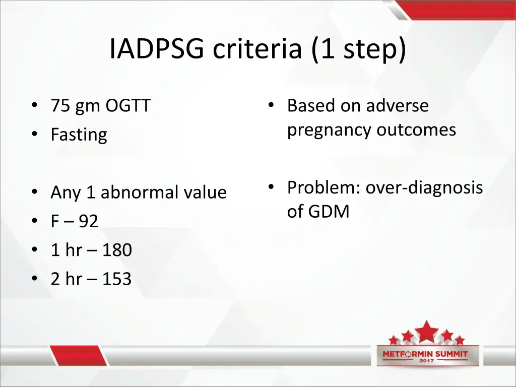 iadpsg criteria 1 step