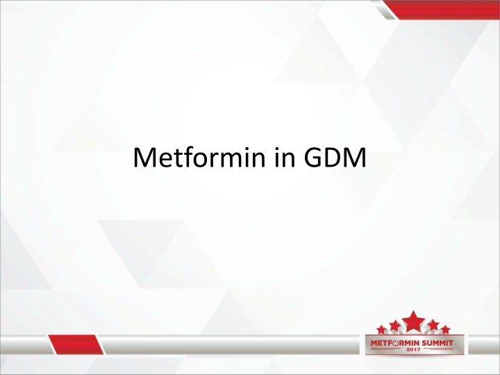 metformin in gdm