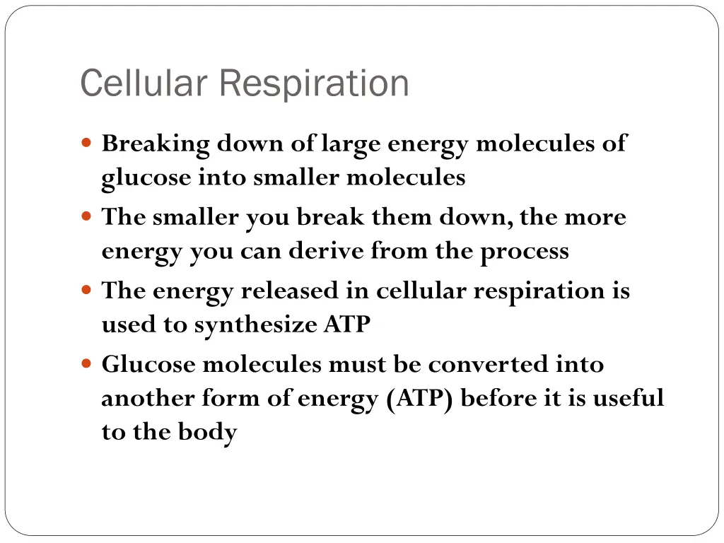 cellular respiration 1