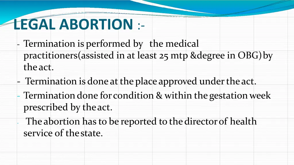 legal abortion