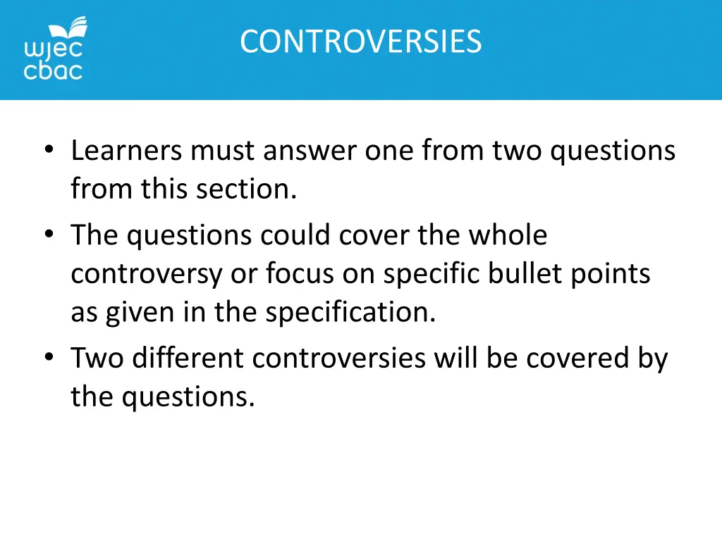 controversies