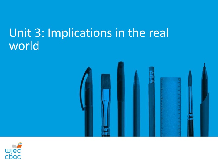 unit 3 implications in the real world