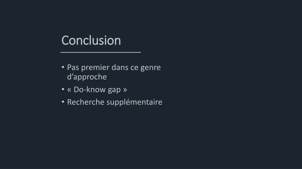 conclusion conclusion