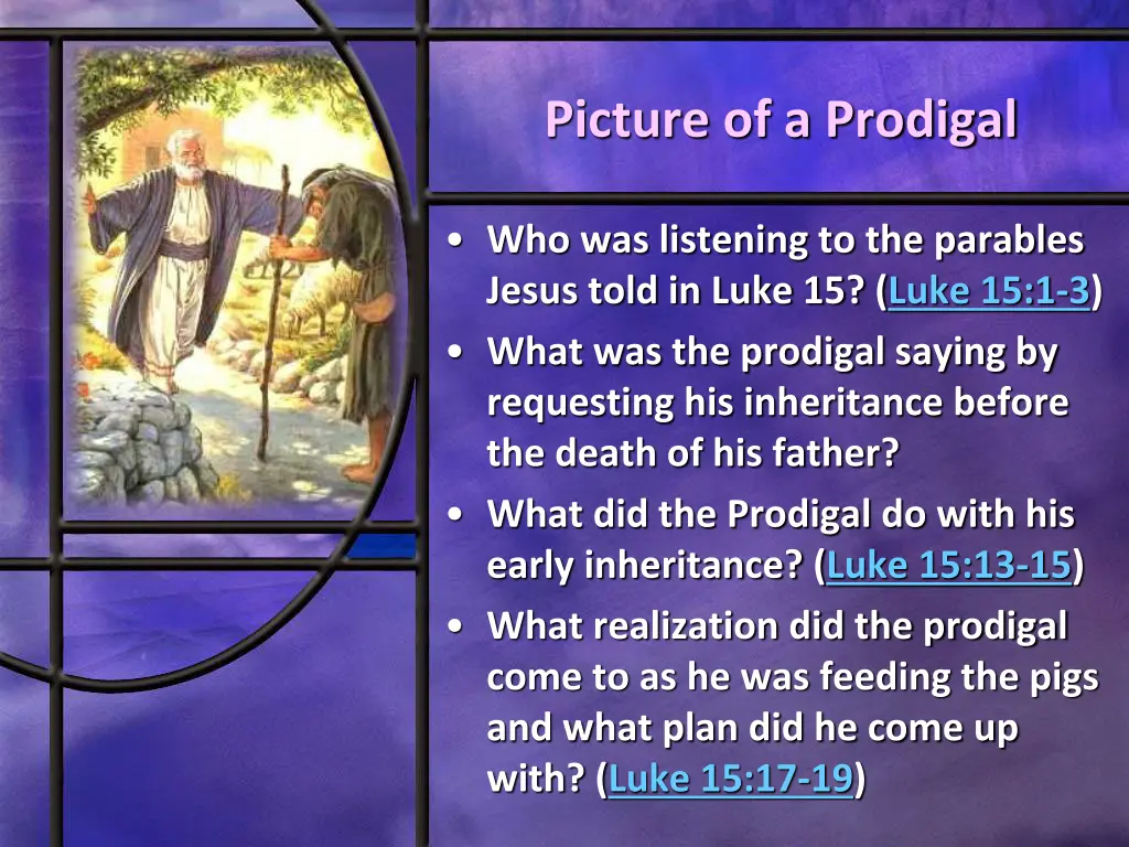 picture of a prodigal