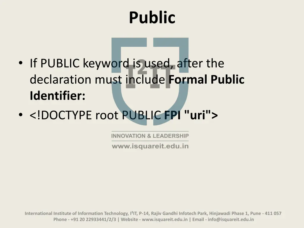 public