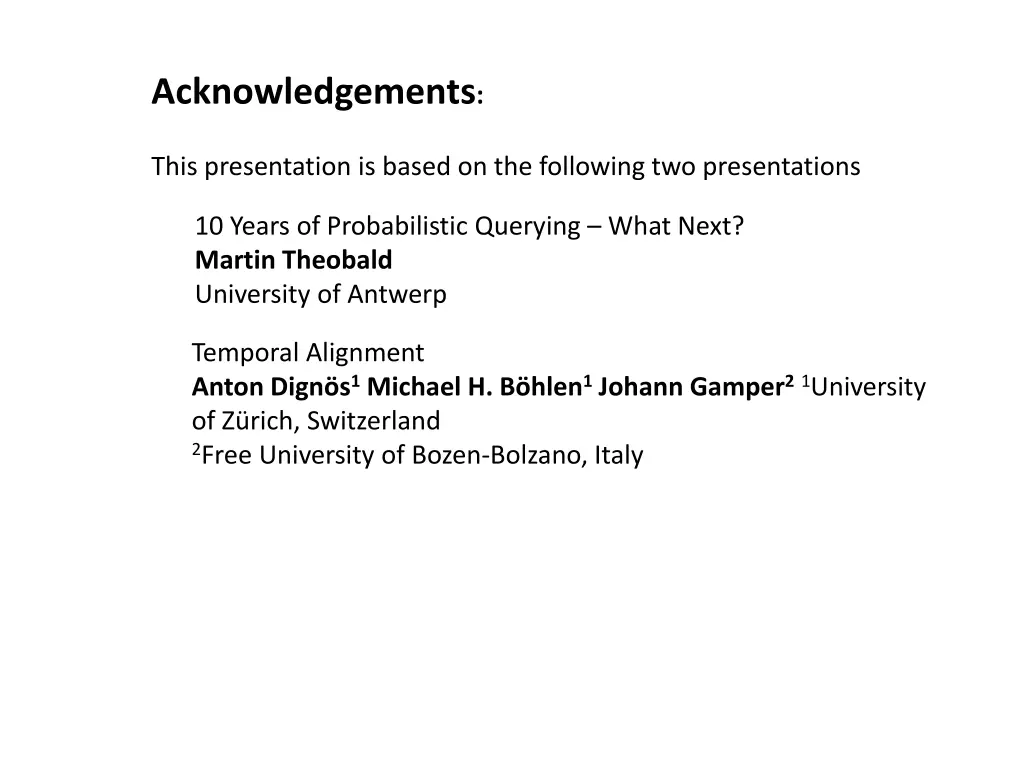 acknowledgements