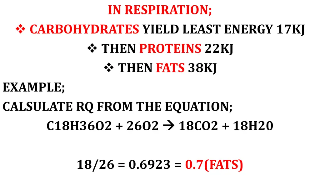 in respiration