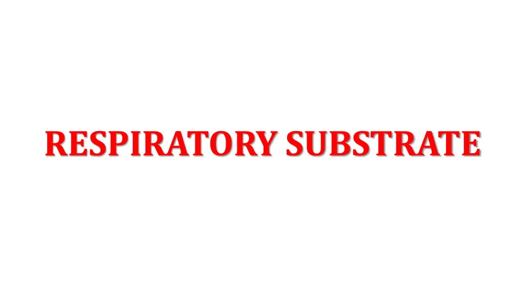 respiratory substrate