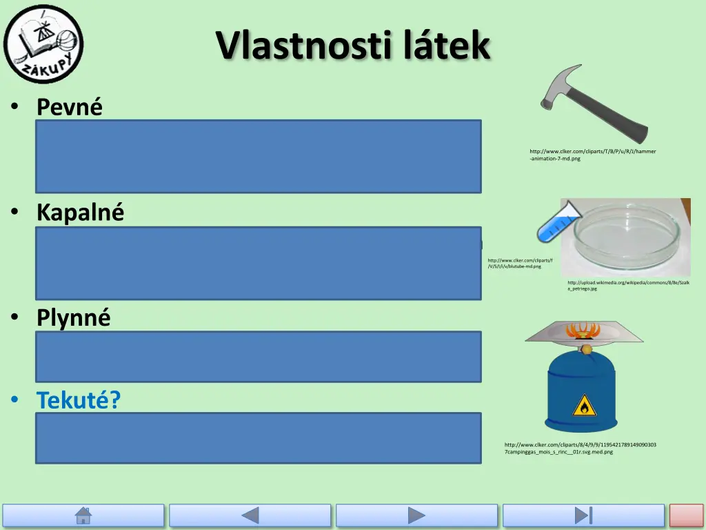 vlastnosti l tek
