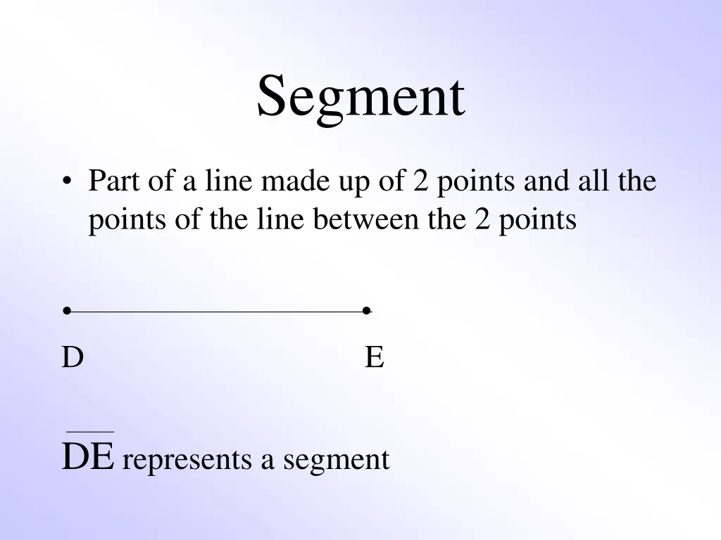 segment